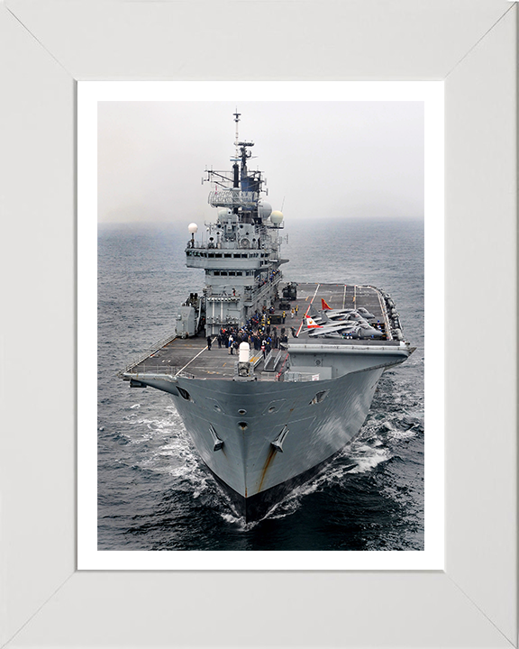 HMS Ark Royal R07 Royal Navy Invincible class aircraft carrier Photo Print or Framed Print - Hampshire Prints