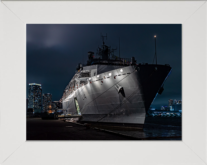 HMS Albion L14 Royal Navy Albion Class amphibious ship Photo Print or Framed Print - Hampshire Prints