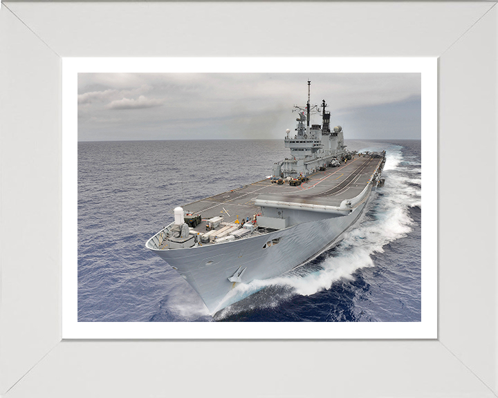 HMS Ark Royal R07 Royal Navy Invincible class aircraft carrier Photo Print or Framed Print - Hampshire Prints