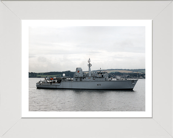 HMS Brecon M29 Royal Navy Hunt class mine countermeasures vessel Photo Print or Framed Print - Hampshire Prints