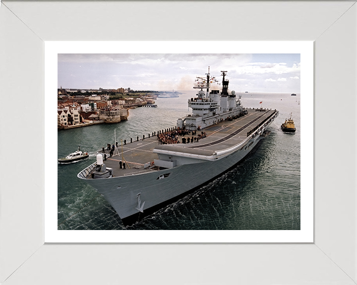 HMS Ark Royal R07 Royal Navy Invincible class aircraft carrier Photo Print or Framed Print - Hampshire Prints