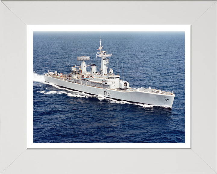 HMS Achilles F12 Royal Navy Leander Class Frigate Photo Print or Framed Print - Hampshire Prints