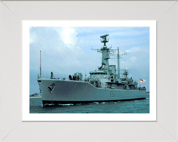 HMS Andromeda F57 Royal Navy Leander class frigate Photo Print or Framed Print - Hampshire Prints