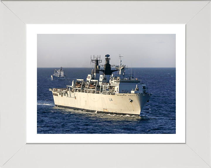 HMS Albion L14 Royal Navy Albion Class amphibious ship Photo Print or Framed Print - Hampshire Prints