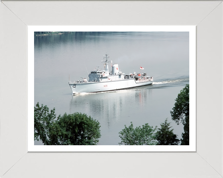 HMS Brecon M29 Royal Navy Hunt class mine countermeasures vessel Photo Print or Framed Print - Hampshire Prints