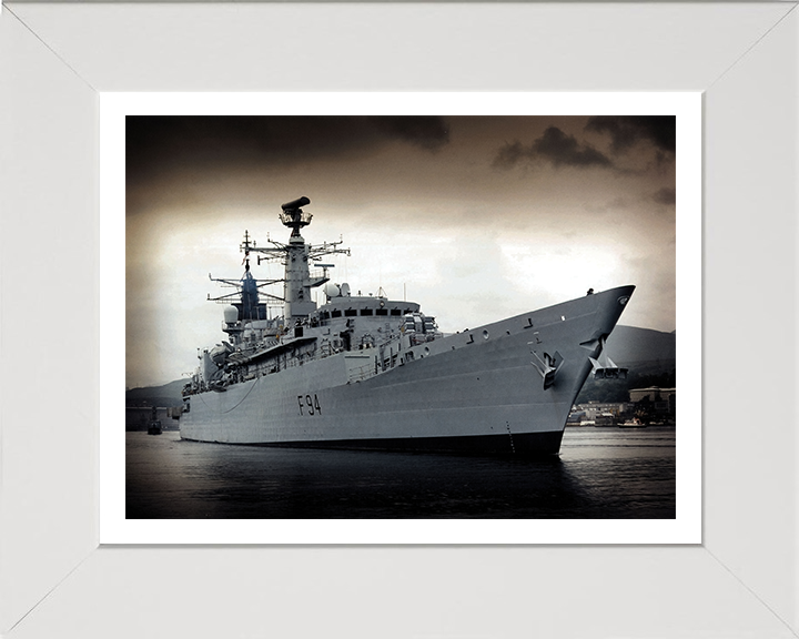 HMS Brave F94 Royal Navy Type 22 Frigate Photo Print or Framed Print - Hampshire Prints