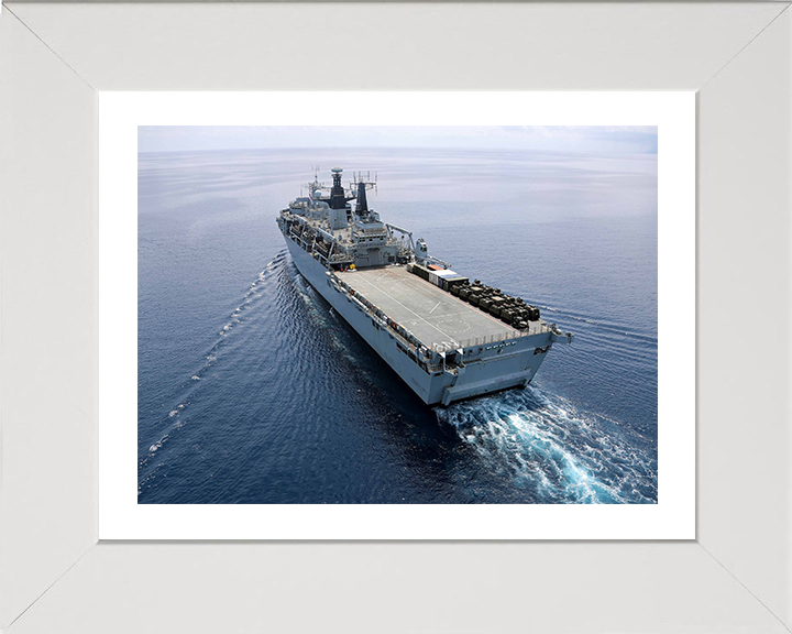 HMS Albion L14 Royal Navy Albion Class amphibious ship Photo Print or Framed Print - Hampshire Prints