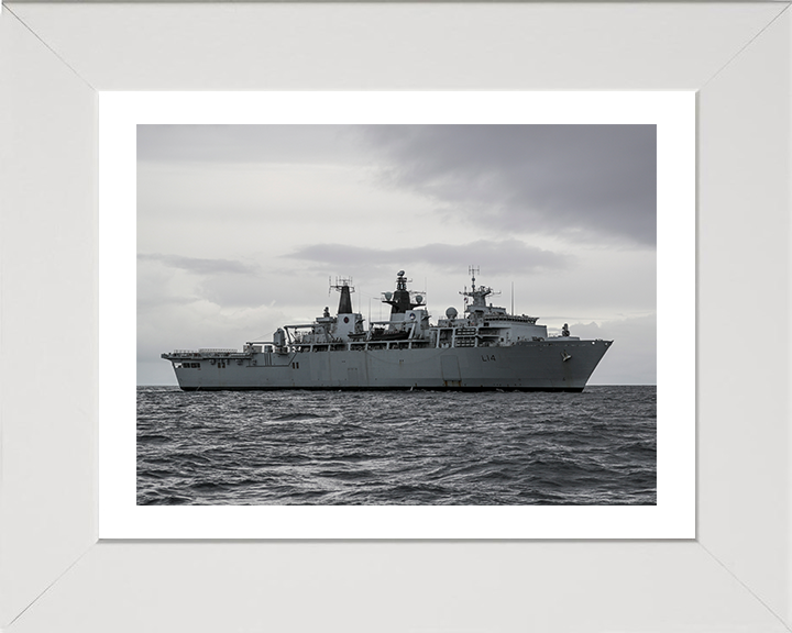 HMS Albion L14 Royal Navy Albion Class amphibious ship Photo Print or Framed Print - Hampshire Prints