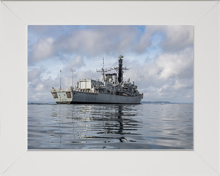 HMS Argyll F231 Royal Navy type 23 Frigate Photo Print or Framed Print - Hampshire Prints