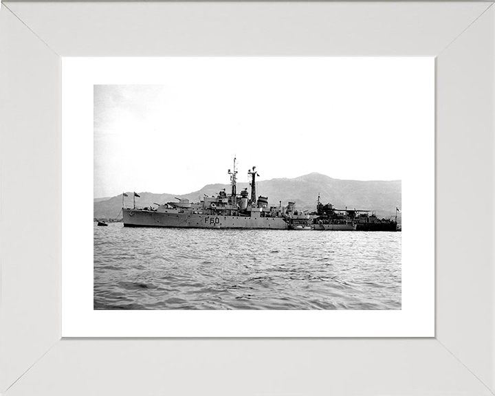 HMS Alacrity U60 Royal Navy Black Swan Class sloop Photo Print or Framed Print - Hampshire Prints