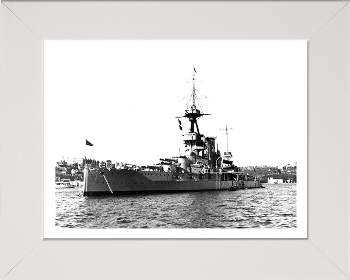 HMS Benbow (1913) Royal Navy Iron Duke class battleship Photo Print or Framed Print - Hampshire Prints