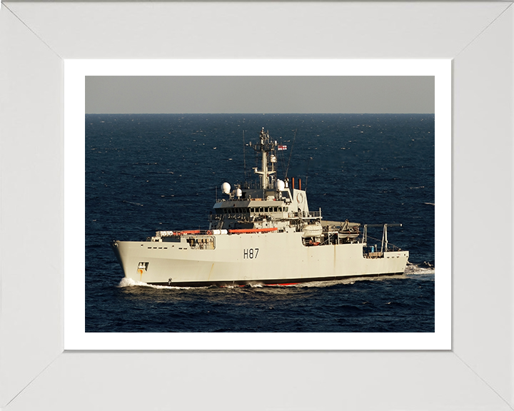 HMS Echo H87 Royal Navy Echo class survey vessel Photo Print or Framed Print - Hampshire Prints