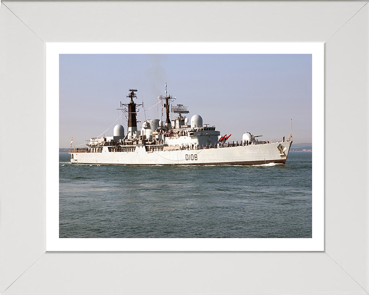 HMS Cardiff D108 Royal Navy Type 42 destroyer Photo Print or Framed Print - Hampshire Prints