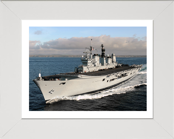 HMS Ark Royal R07 Royal Navy Invincible class aircraft carrier Photo Print or Framed Print - Hampshire Prints