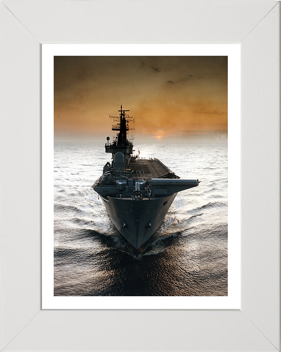 HMS Ark Royal R07 Royal Navy Invincible class aircraft carrier Photo Print or Framed Print - Hampshire Prints