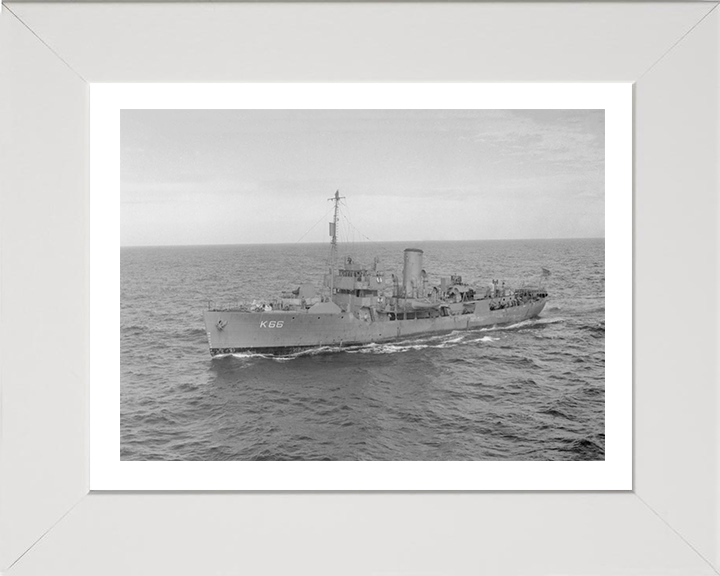 HMS Begonia K66 Royal Navy Flower class corvette Photo Print or Framed Print - Hampshire Prints