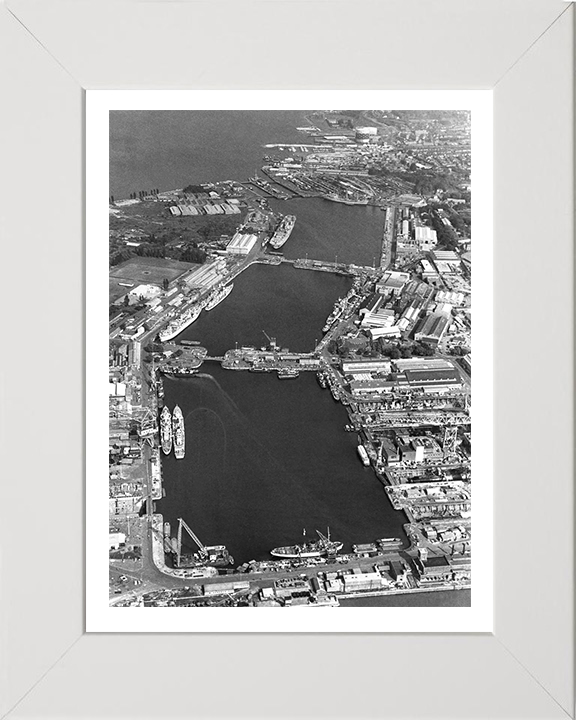 HMNB Chatham (HMS Pembroke) Aerial Photo Print or Framed Photo Print - Hampshire Prints