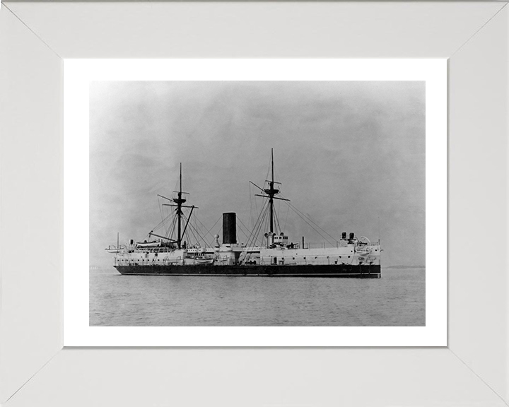 HMS Edinburgh (1882) Royal Navy Colossus class battleship Photo Print or Framed Print - Hampshire Prints