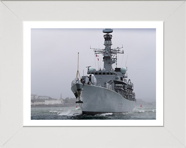 HMS Argyll F231 Royal Navy type 23 Frigate Photo Print or Framed Print - Hampshire Prints