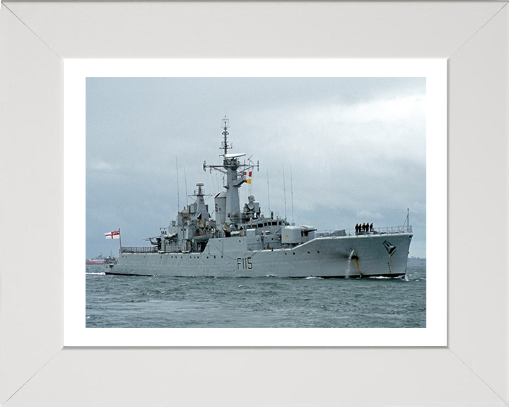 HMS Berwick F115 Royal Navy Rothesay Class frigate Photo Print or Framed Print - Hampshire Prints