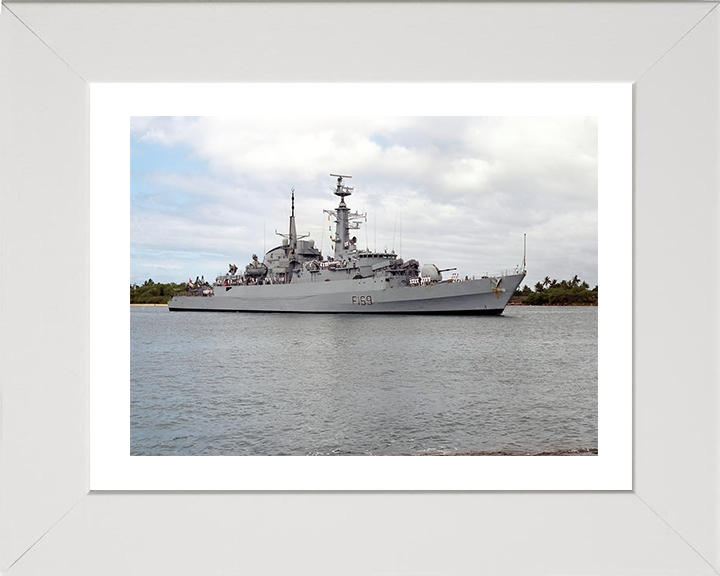 HMS Amazon F169 Royal Navy type 21 Frigate Photo Print or Framed Print - Hampshire Prints