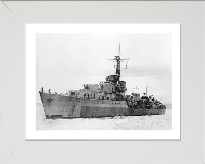 HMS Camperdown D32 Royal Navy Battle class destroyer Photo Print or Framed Print - Hampshire Prints