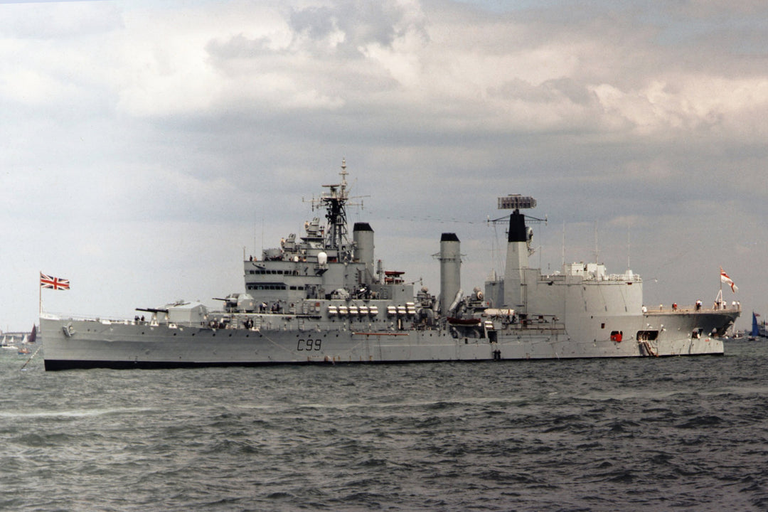 HMS Blake C99 Royal Navy Tiger Class Light Cruiser Photo Print or Framed Print - Hampshire Prints