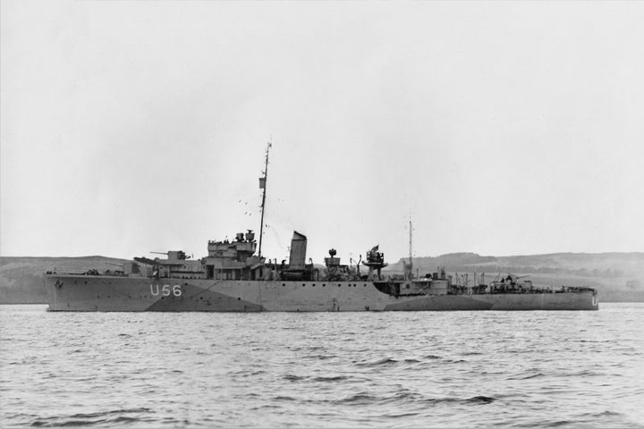 HMS Enchantress L56 (U56) | Photo Print | Framed Print | Bittern Class | Sloop | Royal Navy Hampshire Prints