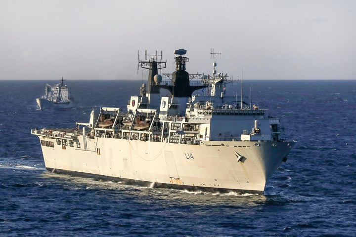 HMS Albion L14 Royal Navy Albion Class amphibious ship Photo Print or Framed Print - Hampshire Prints