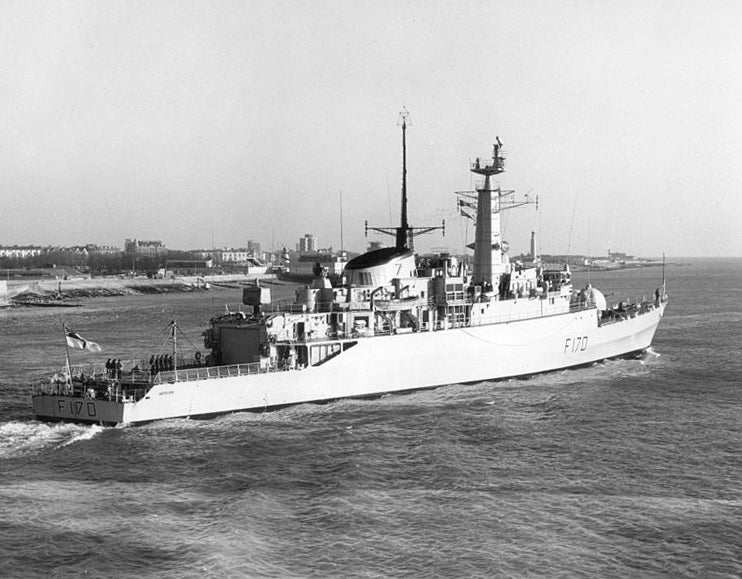 HMS Antelope F170 Royal Navy Type 21 frigate Photo Print or Framed Print - Hampshire Prints