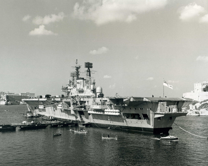 HMS Ark Royal R09 Royal Navy Audacious class aircraft carrier Photo Print or Framed Print - Hampshire Prints