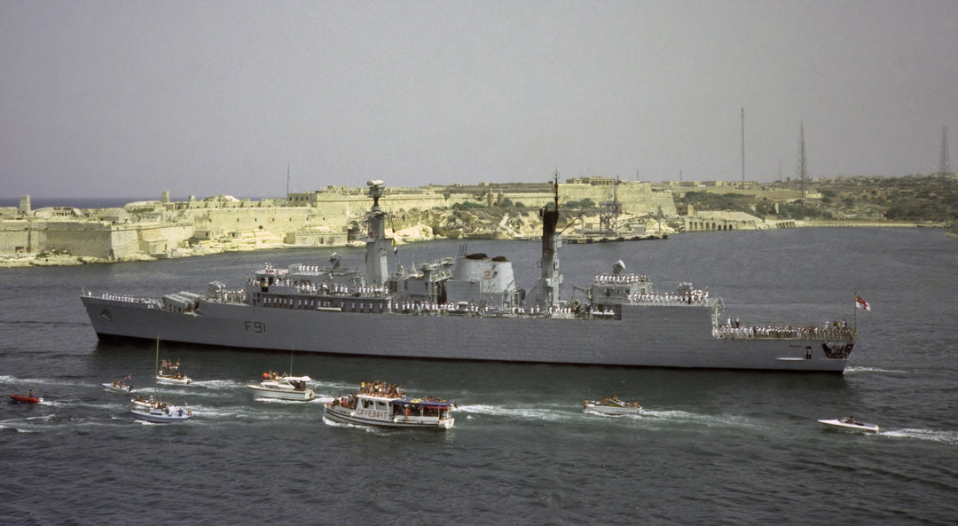 HMS Brazen F91 Royal Navy Type 22 frigate Photo Print or Framed Print - Hampshire Prints