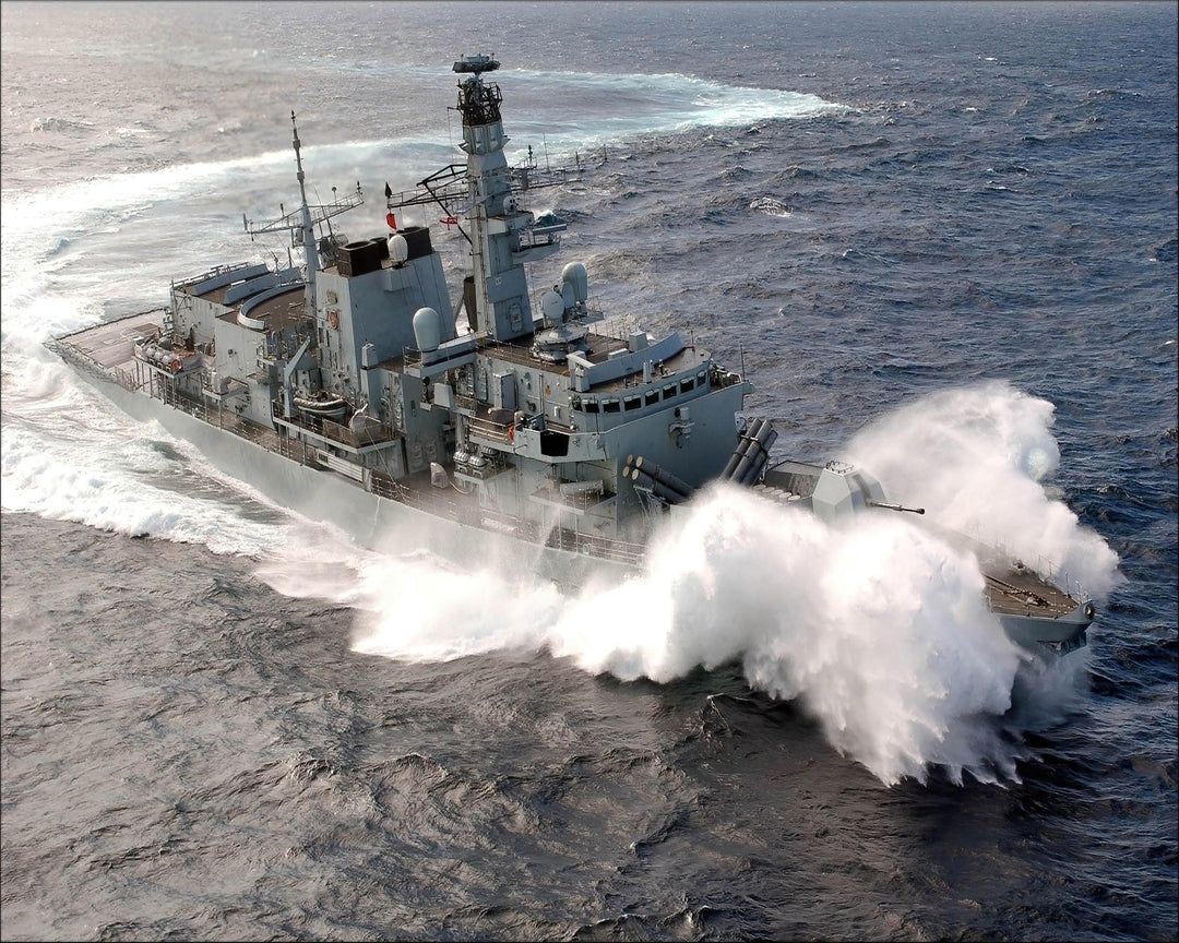 HMS Marlborough F233 Royal Navy Type 23 Frigate Photo Print or Framed Photo Print - Hampshire Prints