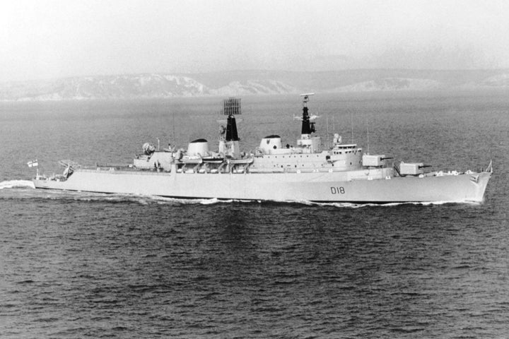 HMS Antrim D18 Royal Navy County class destroyer Photo Print or Framed Print - Hampshire Prints