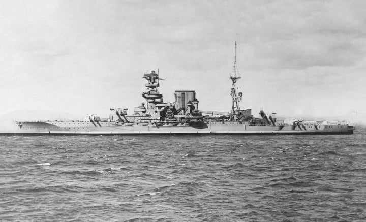 HMS Barham (04) Royal Navy Queen Elizabeth class battleship Photo Print or Framed Print - Hampshire Prints