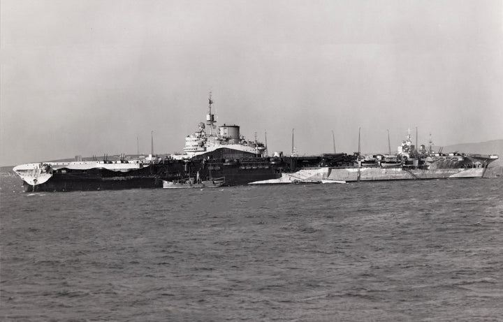 HMS Formidable 67 Royal Navy Illustrious class Aircraft Carrier Photo Print or Framed Print - Hampshire Prints