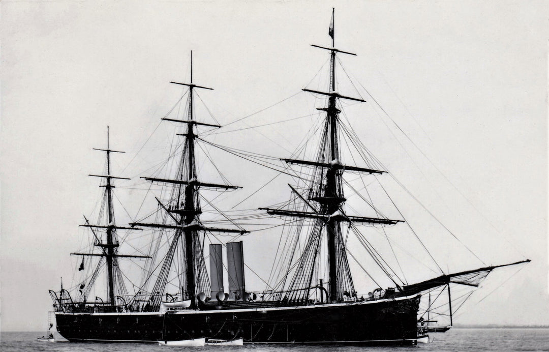 HMS Rover (1874) | Photo Print | Framed Print | Poster | Iron Screw | Corvette | Royal Navy Hampshire Prints