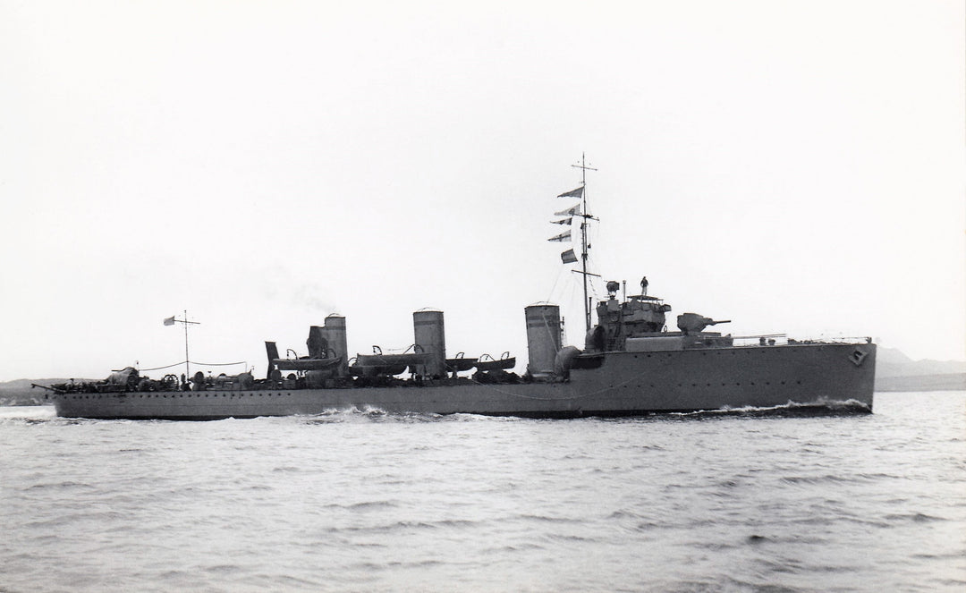 HMS Scourge 1910 Royal Navy Beagle class destroyer Photo Print or Framed Print - Hampshire Prints