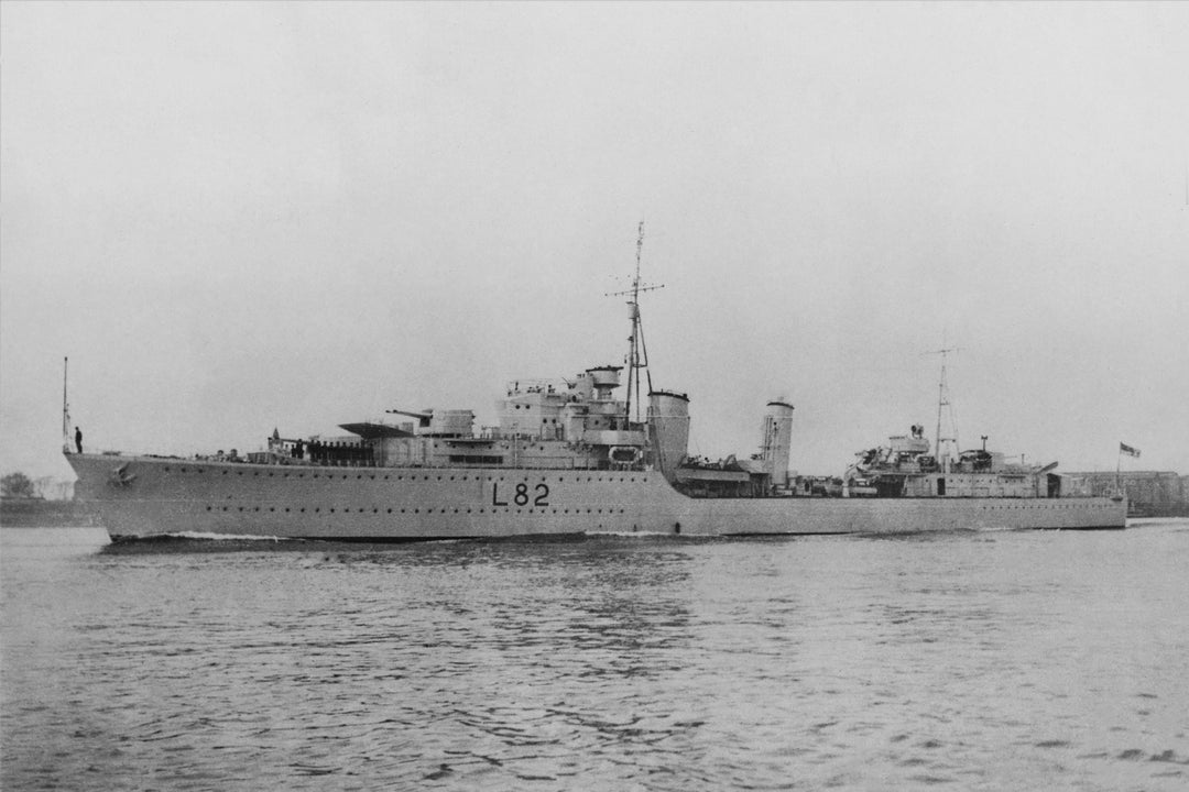 HMS Sikh L82 (F82) | Photo Print | Framed Print | Tribal Class | Destroyer | Royal Navy Hampshire Prints