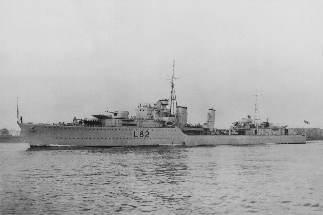 HMS Sikh L82 (F82) Royal Navy Tribal class destroyer Photo Print or Framed Print - Hampshire Prints