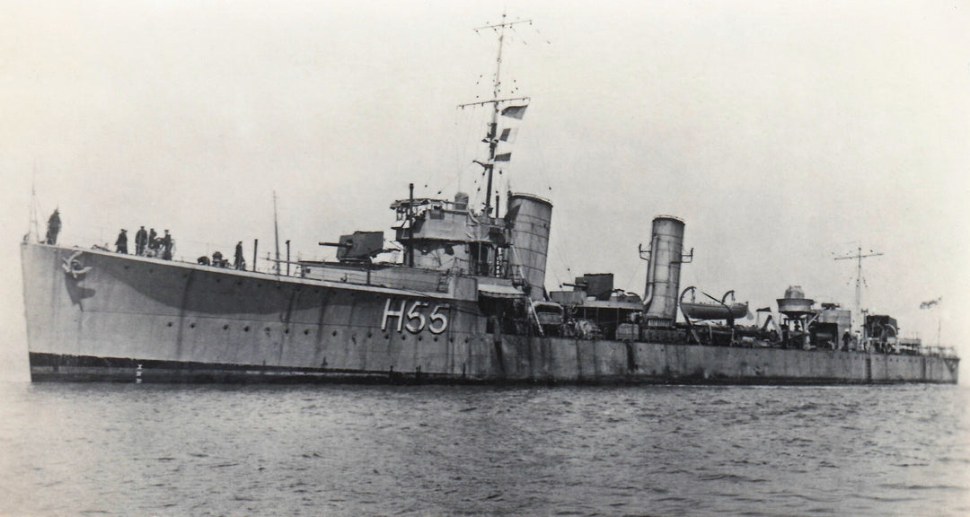 HMS Toreador H55 Royal Navy S class destroyer Photo Print or Framed Print - Hampshire Prints