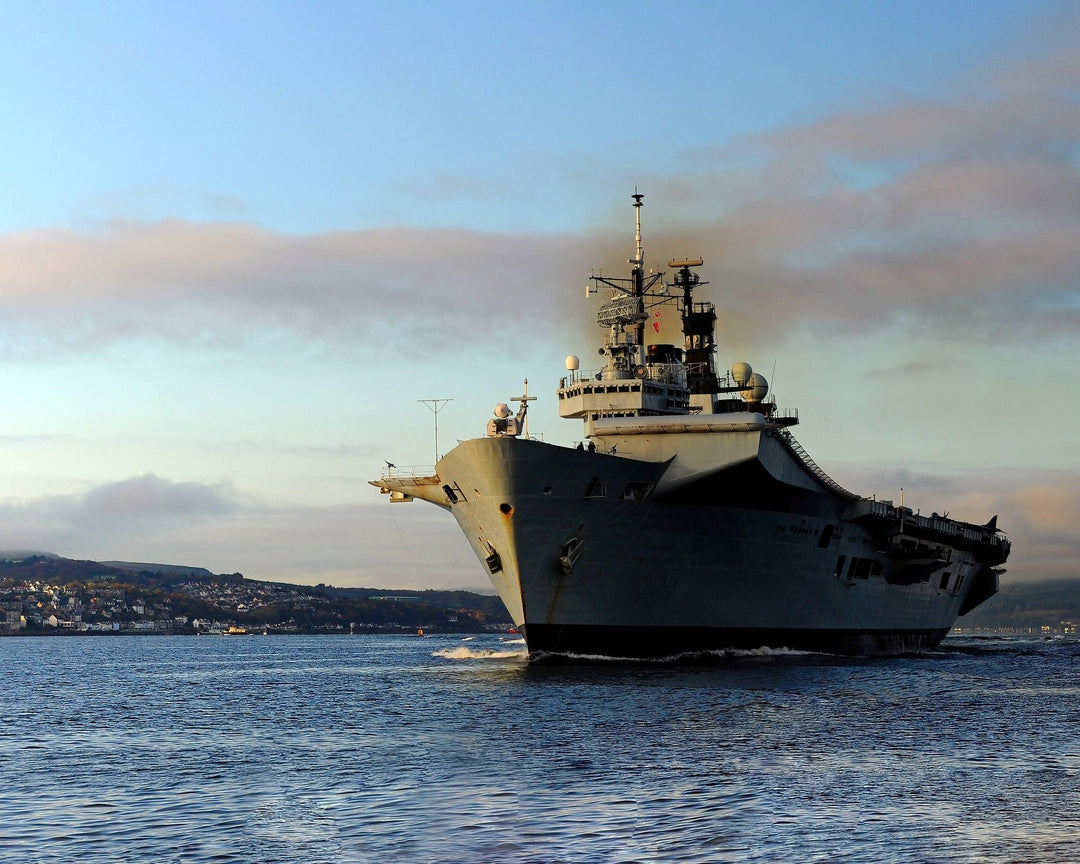 HMS Illustrious R06 Royal Navy Invincible class Aircraft Carrier Photo Print or Framed Print - Hampshire Prints