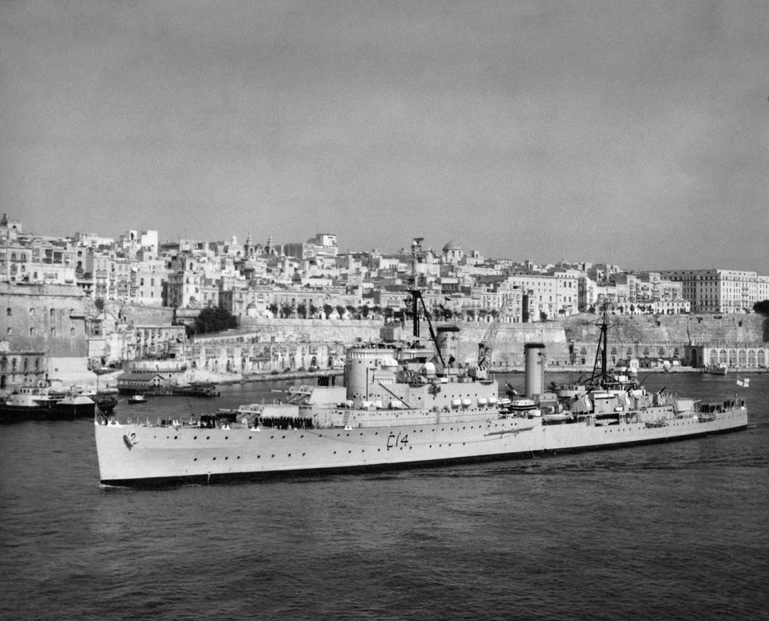 HMS Kenya (C14) Royal Navy Fiji class light cruiser Photo Print or Framed Photo Print - Hampshire Prints