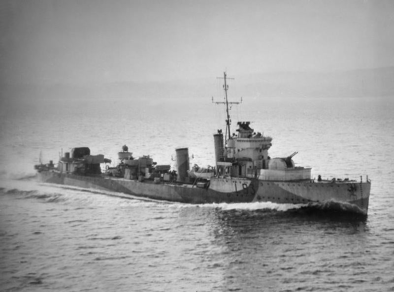 HMS Verdun L93 | Photo Print | Framed Print | Admiralty V Class | Destroyer | Royal Navy Hampshire Prints