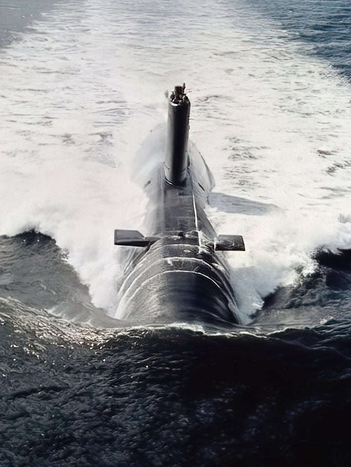 HMS Conqueror S48 Royal Navy Churchill class Submarine Photo Print or Framed Print - Hampshire Prints