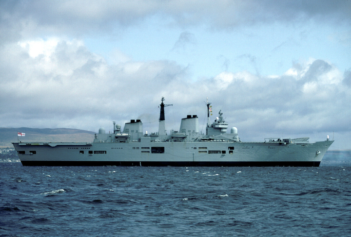 HMS Ark Royal R07 Royal Navy Invincible class aircraft carrier Photo Print or Framed Print - Hampshire Prints