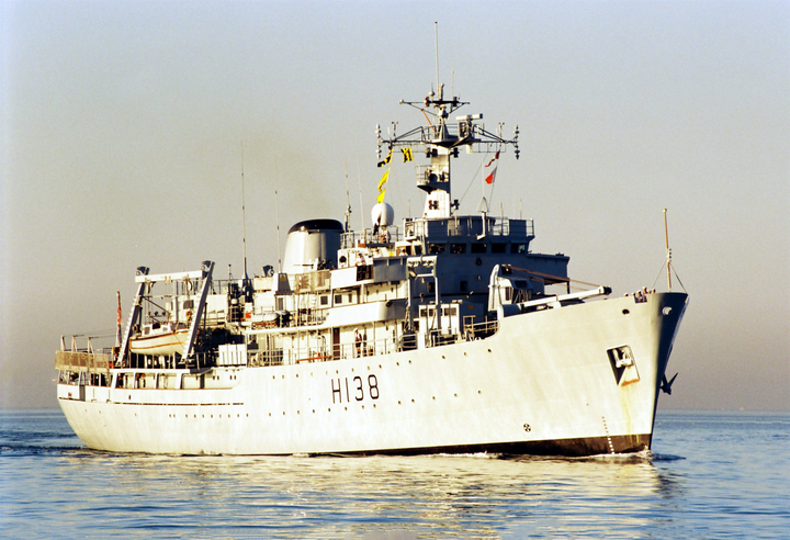 HMS Herald H138 Royal Navy Hecla class survey vessel Photo Print or Framed Print - Hampshire Prints