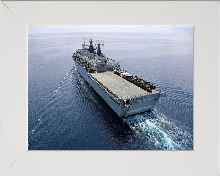 HMS Albion L14 Royal Navy Albion Class amphibious ship Photo Print or Framed Print - Hampshire Prints