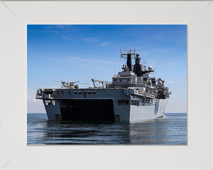 HMS Albion L14 Royal Navy Albion Class amphibious ship Photo Print or Framed Print - Hampshire Prints