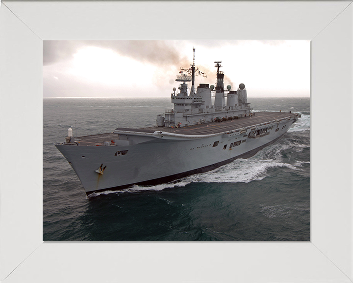 HMS Ark Royal R07 Royal Navy Invincible class aircraft carrier Photo Print or Framed Print - Hampshire Prints